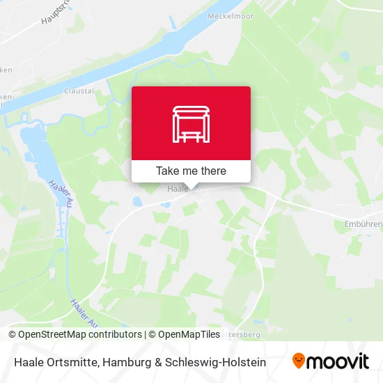 Карта Haale Ortsmitte