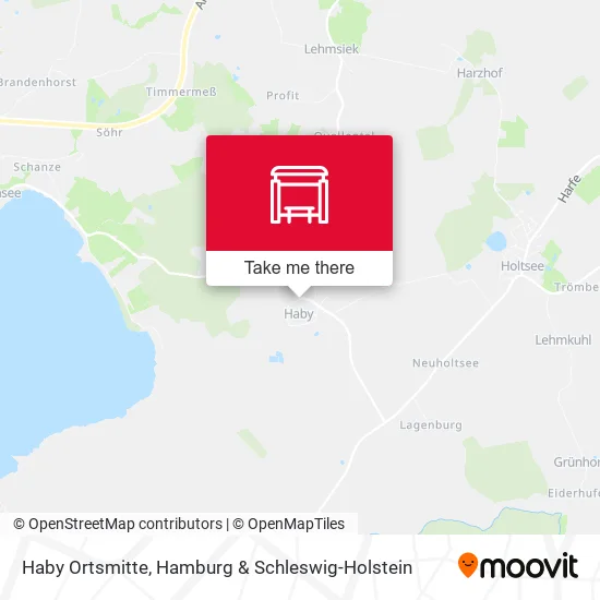 Карта Haby Ortsmitte