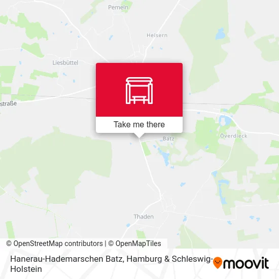 Карта Hanerau-Hademarschen Batz