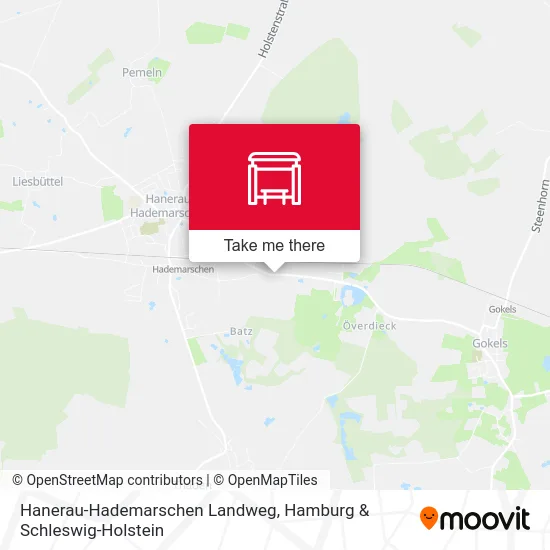 Карта Hanerau-Hademarschen Landweg