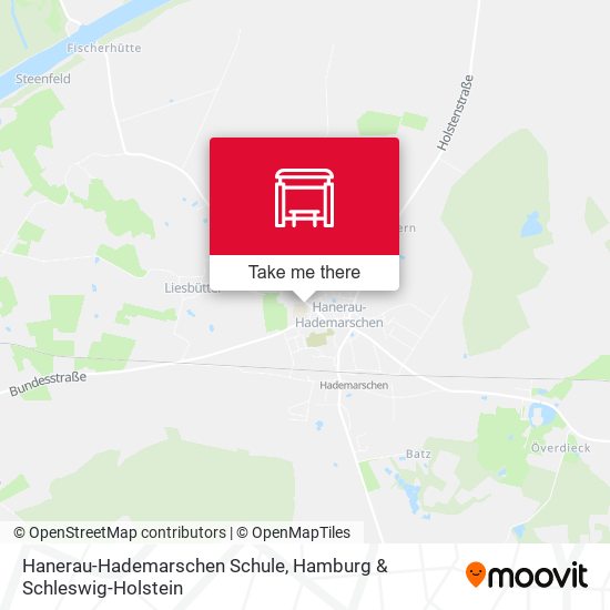 Hanerau-Hademarschen Schule map