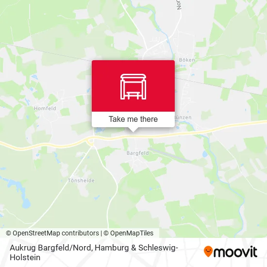 Карта Aukrug Bargfeld/Nord