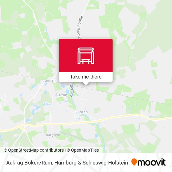 Aukrug Böken/Rüm map