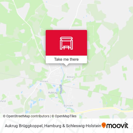 Aukrug Brüggkoppel map