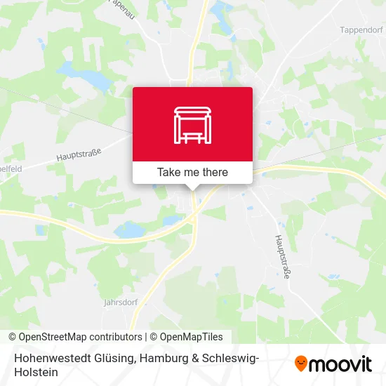Карта Hohenwestedt Glüsing
