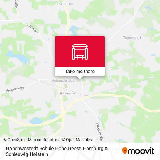 Карта Hohenwestedt Schule Hohe Geest