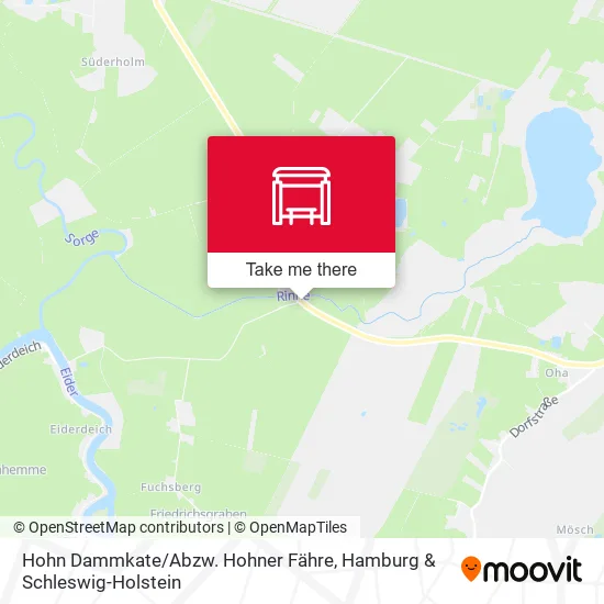 Карта Hohn Dammkate / Abzw. Hohner Fähre