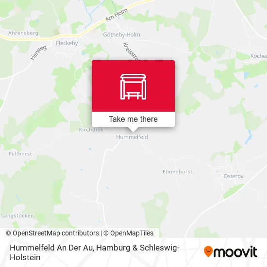 Карта Hummelfeld An Der Au