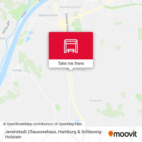 Jevenstedt Chausseehaus map