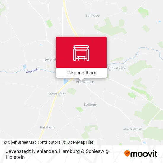 Карта Jevenstedt Nienlanden