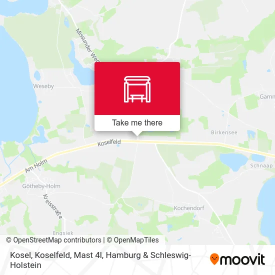 Карта Kosel, Koselfeld, Mast 4l