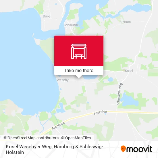 Карта Kosel Wesebyer Weg