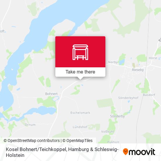 Kosel Bohnert/Teichkoppel map