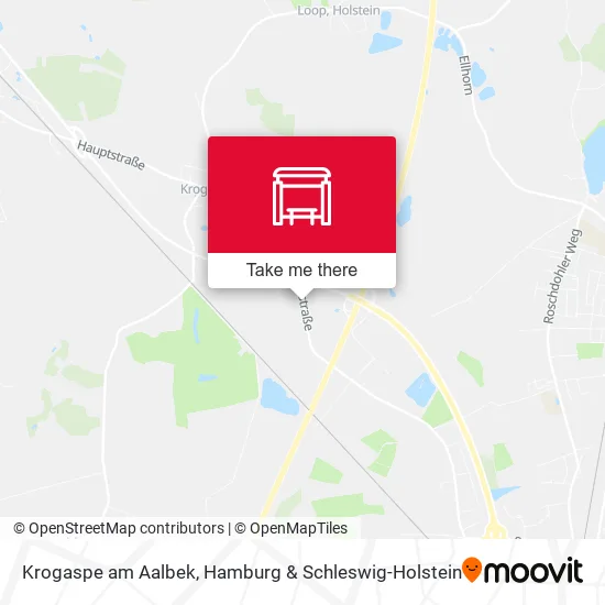 Карта Krogaspe am Aalbek
