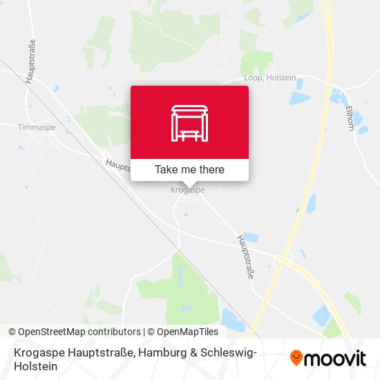 Krogaspe Hauptstraße map