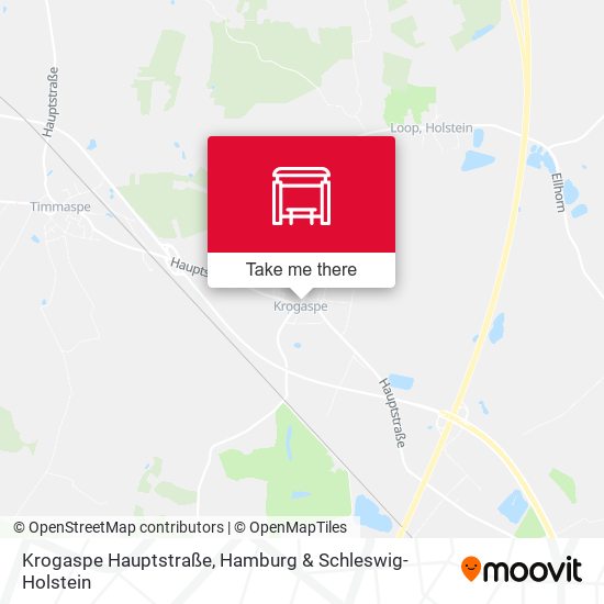 Krogaspe Hauptstraße map