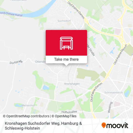 Kronshagen Suchsdorfer Weg map