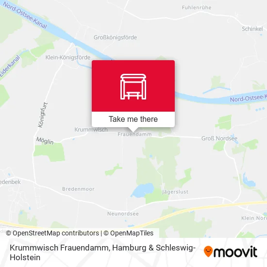Карта Krummwisch Frauendamm