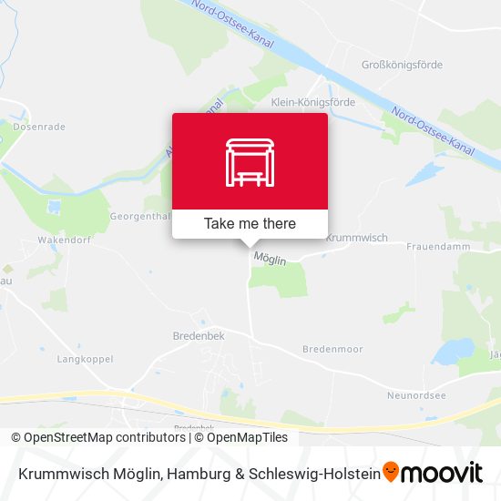Krummwisch Möglin map