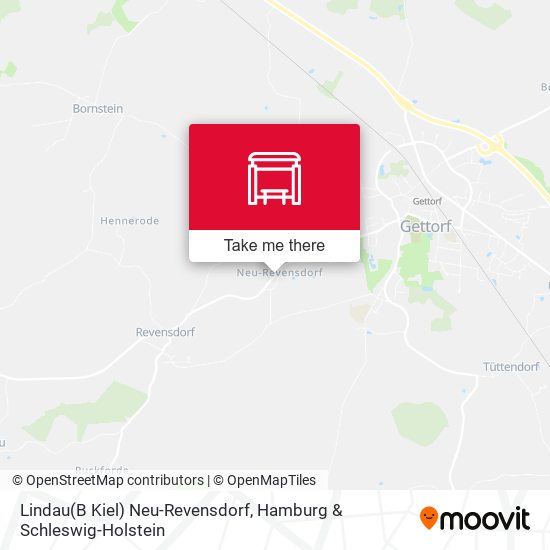 Lindau(B Kiel) Neu-Revensdorf map