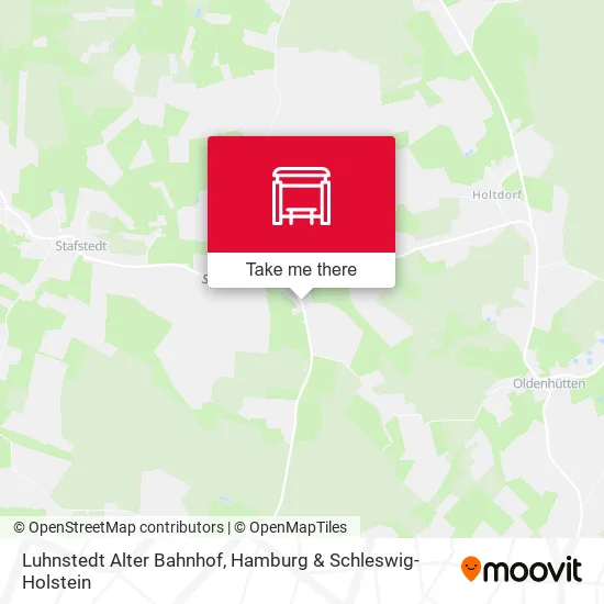 Карта Luhnstedt Alter Bahnhof