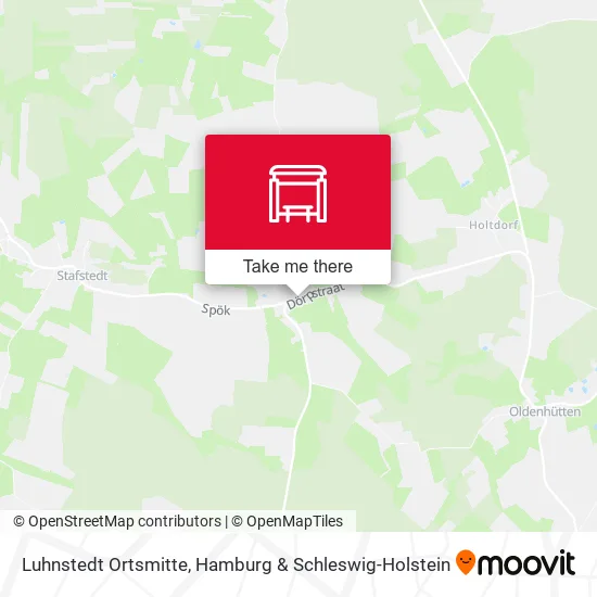 Карта Luhnstedt Ortsmitte
