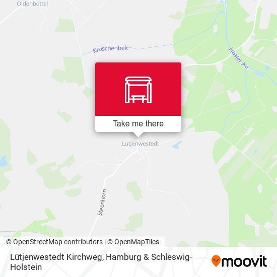 Lütjenwestedt Kirchweg map