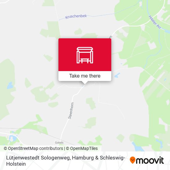 Lütjenwestedt Sologenweg map