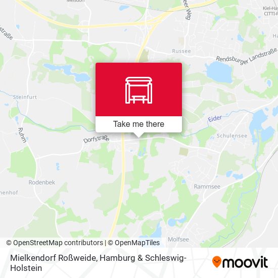 Mielkendorf Roßweide map