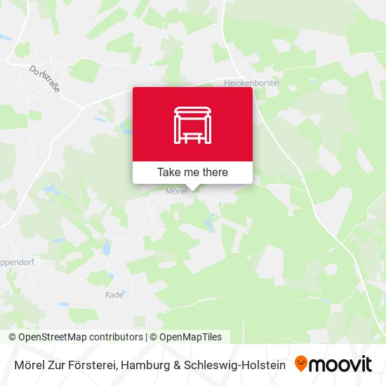Mörel Zur Försterei map