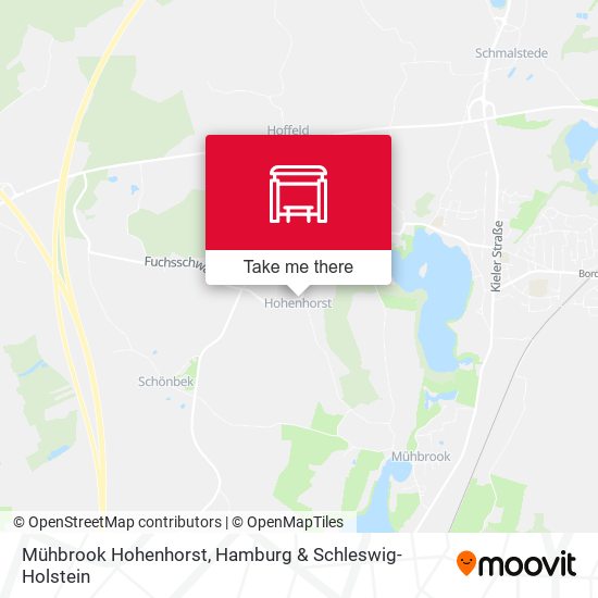 Mühbrook Hohenhorst map