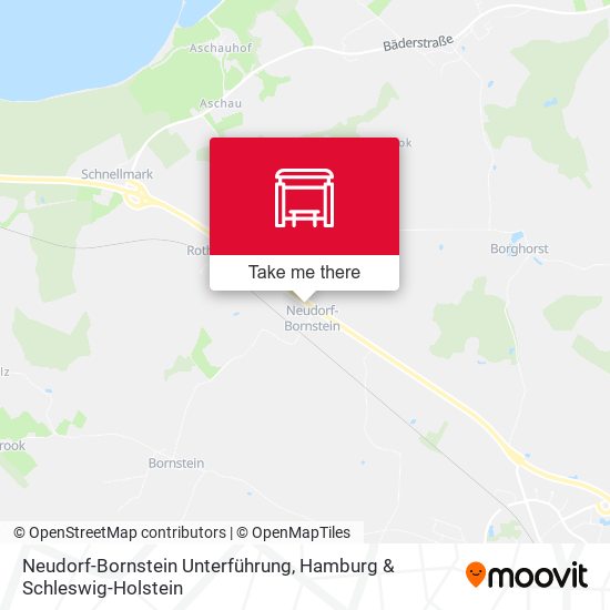 Neudorf-Bornstein Unterführung map