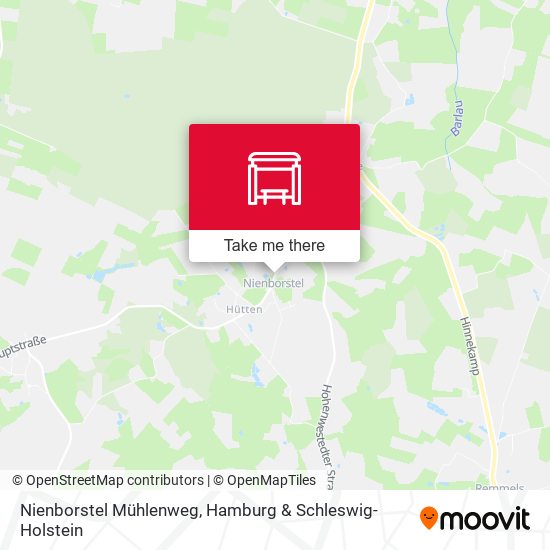 Nienborstel Mühlenweg map