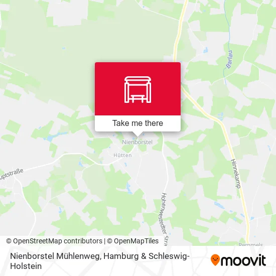 Карта Nienborstel Mühlenweg