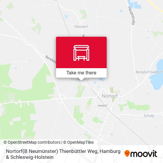 Nortorf(B Neumünster) Thienbüttler Weg map