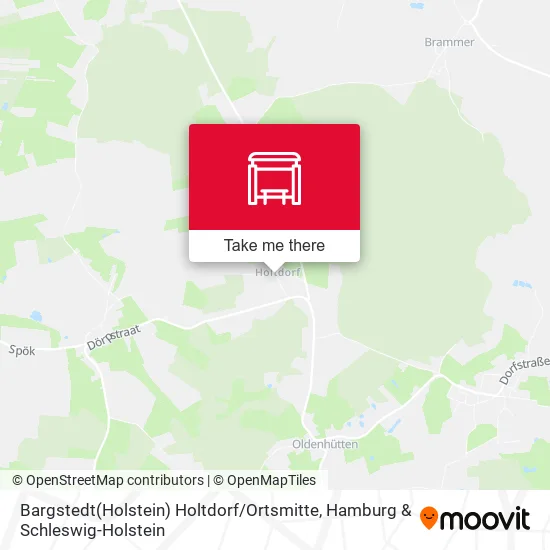 Карта Bargstedt(Holstein) Holtdorf / Ortsmitte