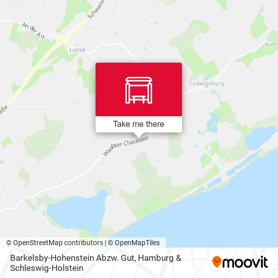 Barkelsby-Hohenstein Abzw. Gut map