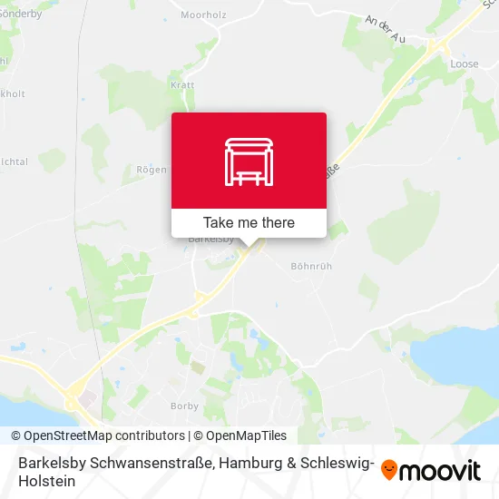 Карта Barkelsby Schwansenstraße