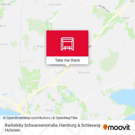 Карта Barkelsby Schwansenstraße