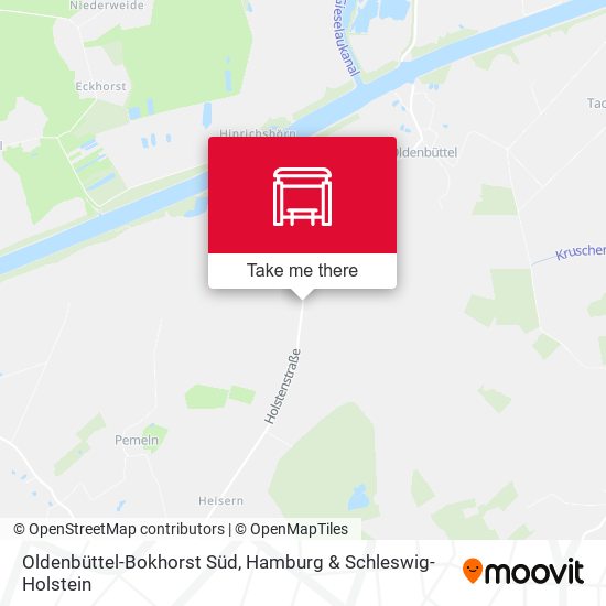 Oldenbüttel-Bokhorst Süd map