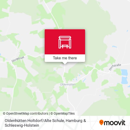 Oldenhütten Holtdorf / Alte Schule map