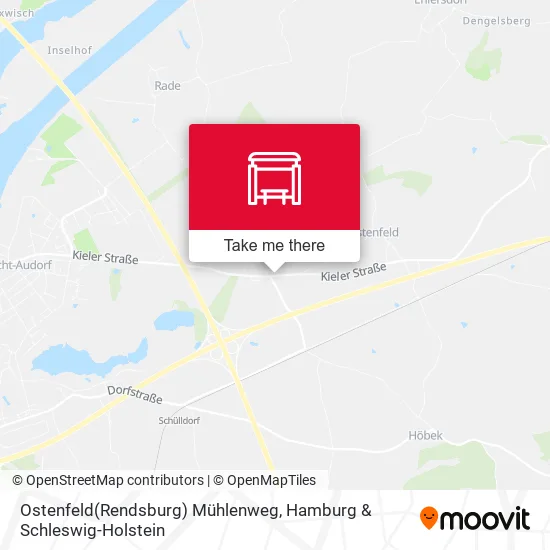 Карта Ostenfeld(Rendsburg) Mühlenweg