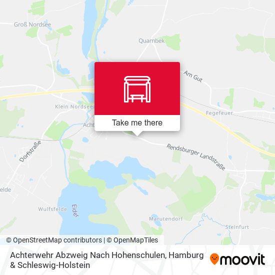 Achterwehr Abzweig Nach Hohenschulen map