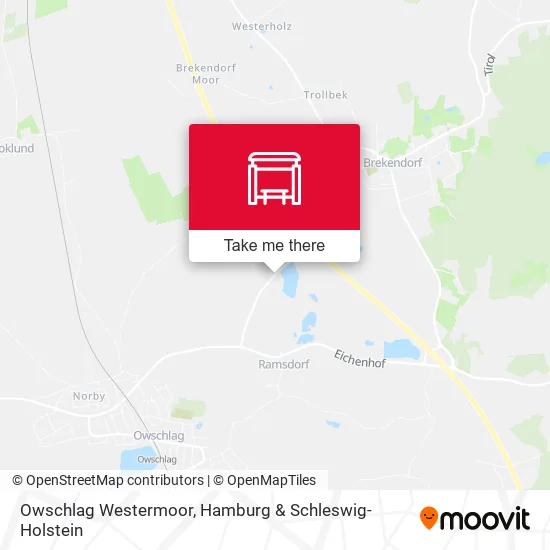 Карта Owschlag Westermoor