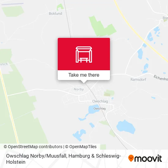 Карта Owschlag Norby/Muusfall