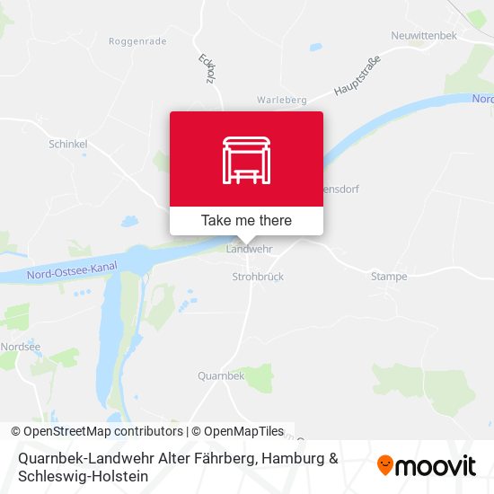 Quarnbek-Landwehr Alter Fährberg map