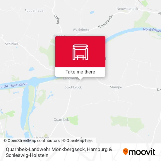 Карта Quarnbek-Landwehr Mönkbergseck