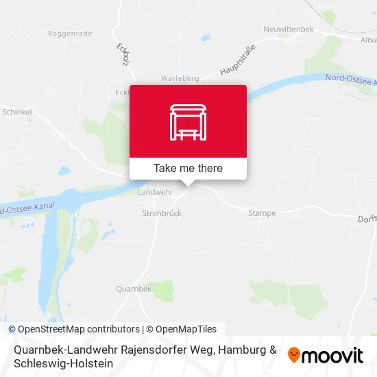 Карта Quarnbek-Landwehr Rajensdorfer Weg