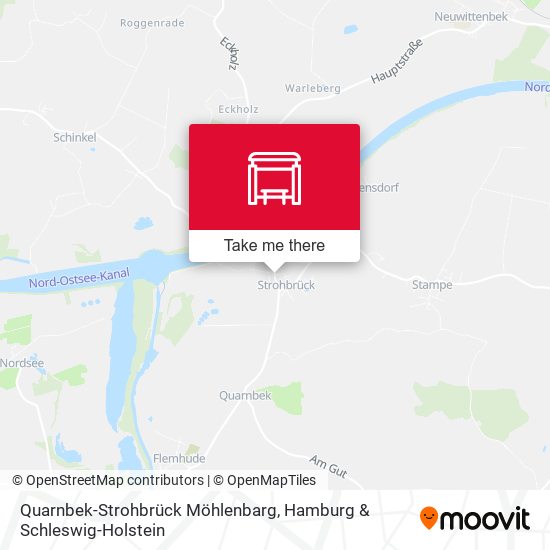 Quarnbek-Strohbrück Möhlenbarg map