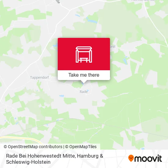 Карта Rade Bei Hohenwestedt Mitte